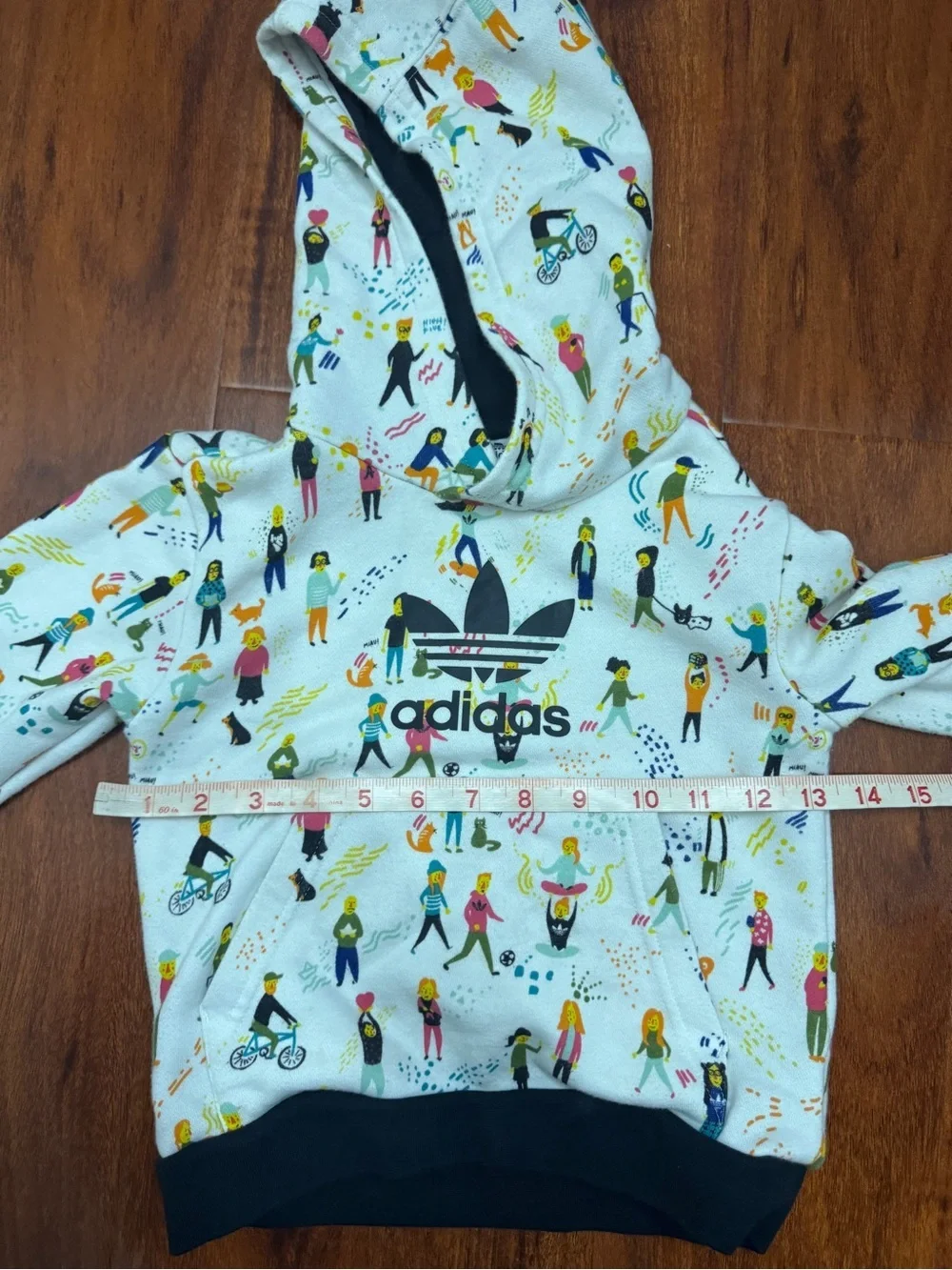 Adidas Vintage Hoodie Jacket Toddler Size Small 4-5